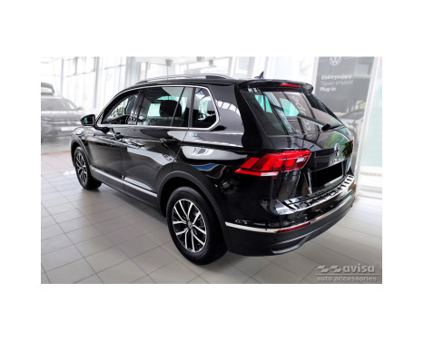 Stainless steel bumper protector suitable for Volkswagen Tiguan II 2016-2020 & Facelift 2020- 'STRONG EDITI, Image 6