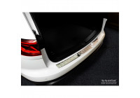 Stainless steel bumper protector suitable for Volkswagen Touareg III (CR7) 2018- 'Ribs'