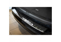 Stainless steel bumper protector suitable for Volkswagen Touran III 2015- 'Ribs'