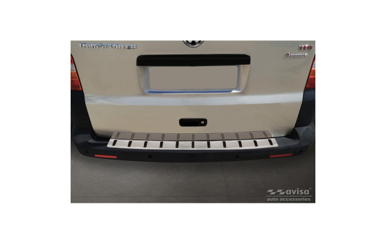 Stainless steel bumper protector suitable for Volkswagen Transporter T5 2003-2015 incl. Multivan/Caravelle, Image 2