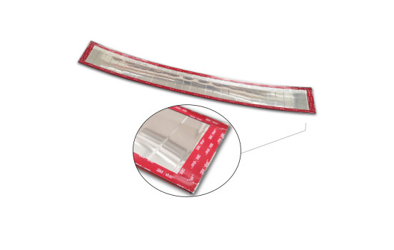 Stainless steel bumper protector suitable for Volvo V70 Facelift 2013- 'Ribs', Image 6