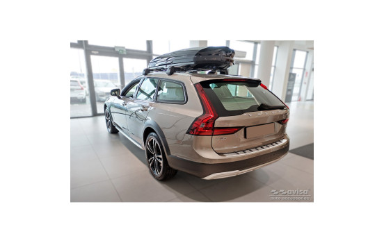 Stainless steel bumper protector suitable for Volvo V90 II 2016- (incl. Cross Country) 'STRONG EDITION', Image 6