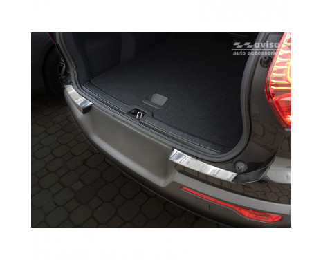 Stainless steel bumper protector suitable for Volvo XC40 2018- 'RIbs' (2-piece)