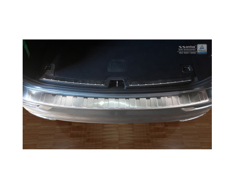 Stainless steel bumper protector suitable for Volvo XC60 II 2017- 'Ribs', Image 2