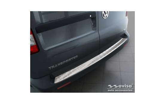 Stainless steel bumper protector suitable for VW Transporter T5 2003-2015 (all) & T6 2015- / FL 2019- (with, Image 2