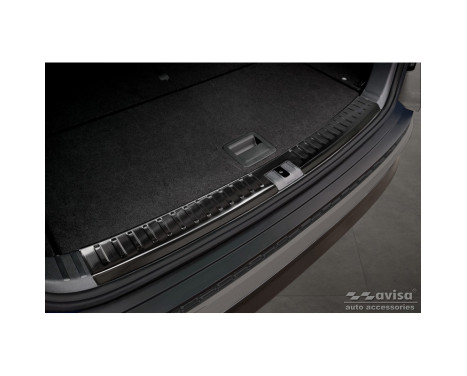 Stainless steel inner bumper protector suitable for Skoda Kodiaq 2017-2021 & Facelift 2021- 'Ribs'