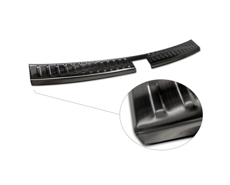 Stainless steel inner bumper protector suitable for Skoda Kodiaq 2017-2021 & Facelift 2021- 'Ribs', Image 5