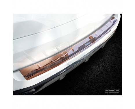 Stainless steel Rear bumper protector 'Deluxe' BMW X5 G05 M-Package 2018- 'Performance' Copper / Copper 