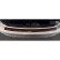 Stainless steel Rear bumper protector 'Deluxe' Jaguar F-Pace 2016- Black / Red-Black Carbon, Thumbnail 4