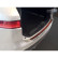 Stainless steel Rear bumper protector 'Deluxe' Jaguar F-Pace 2016 - Chrome / Red-Black Carbon, Thumbnail 2
