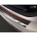Stainless steel Rear bumper protector 'Deluxe' Jaguar F-Pace 2016 - Chrome / Red-Black Carbon, Thumbnail 5
