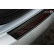 Stainless steel rear bumper protector 'Deluxe' Mercedes GLE Coupé 2015- Black / Red-Black Carbon, Thumbnail 4
