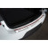 Stainless steel Rear bumper protector 'Deluxe' Porsche Macan 2014- Chrome / Red-Black Carbon