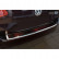 Stainless steel Rear bumper protector 'Deluxe' Volkswagen Passat 3G Variant 2014- Chrome / Red-Black Carbon