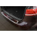 Stainless steel Rear bumper protector 'Deluxe' Volkswagen Passat 3G Variant 2014- Chrome / Red-Black Carbon, Thumbnail 2
