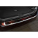 Stainless steel Rear bumper protector 'Deluxe' Volkswagen Passat 3G Variant 2014- Chrome / Red-Black Carbon, Thumbnail 3