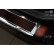 Stainless steel Rear bumper protector 'Deluxe' Volkswagen Passat 3G Variant 2014- Chrome / Red-Black Carbon, Thumbnail 5