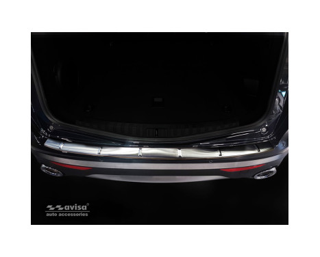 Stainless steel rear bumper protector Alfa Romeo Stelvio 2017- 'Ribs', Image 5