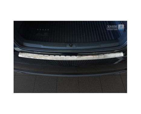 Stainless steel Rear bumper protector Audi A6 Sedan Facelift 2015-2018 'Ribs', Image 3
