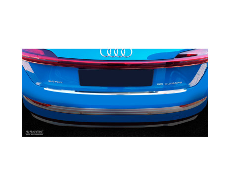 Stainless steel rear bumper protector Audi E-Tron 2018-, Image 2