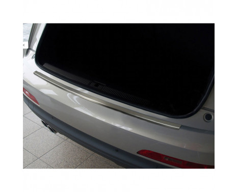 Stainless steel rear bumper protector Audi Q3 2006- 'Ribs'