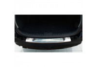 Stainless steel rear bumper protector BMW 3-series E91 2008-2012 'Ribs'