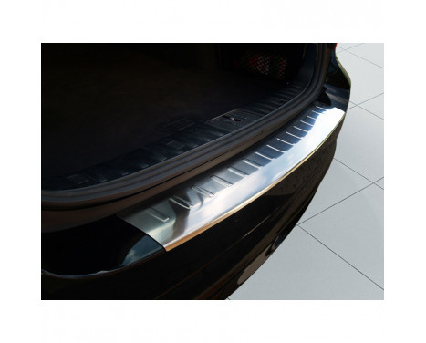Stainless steel rear bumper protector BMW 3-series E91 2008-2012 'Ribs', Image 3