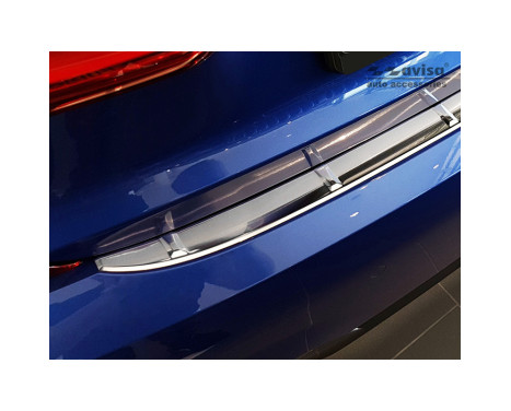 Stainless steel rear bumper protector BMW 3-Series G20 Sedan M-Package 2019- 'Ribs', Image 3