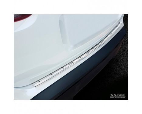 Stainless steel Rear bumper protector Citroën C5 Aircross 2018- 'Ribs'