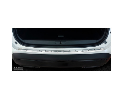 Stainless steel Rear bumper protector Citroën C5 Aircross 2018- 'Ribs', Image 2