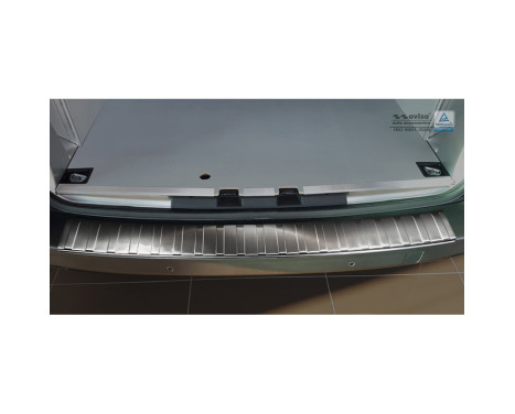 Stainless steel Rear bumper protector Citroën Jumpy / Peugeot Expert 2016+ 'Ribs', Image 4