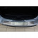 Stainless steel rear bumper protector Dacia Logan MCV 2013- 'Ribs', Thumbnail 2