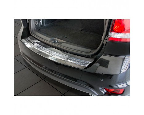Stainless steel Rear bumper protector Fiat Freemont 2011-
