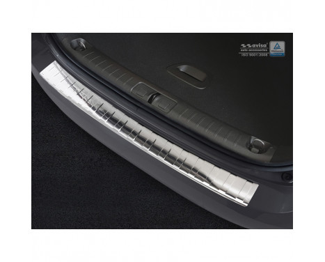Stainless steel rear bumper protector Fiat Tipo SW 2016- 'Ribs'
