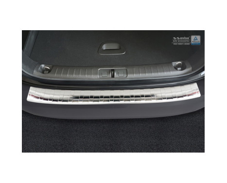 Stainless steel rear bumper protector Fiat Tipo SW 2016- 'Ribs', Image 3