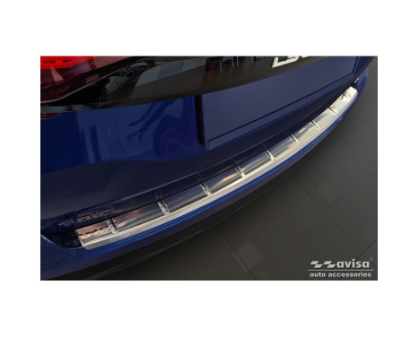 Stainless Steel Rear Bumper Protector Fits BAIC Beijing 3 (X35) 2023- 'Ribs'