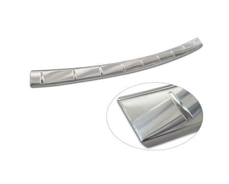 Stainless Steel Rear Bumper Protector Fits BAIC Beijing 3 (X35) 2023- 'Ribs', Image 6