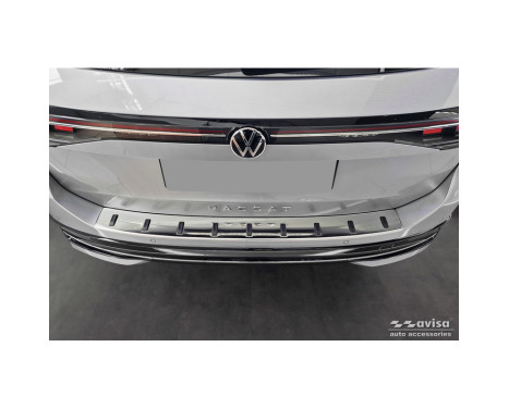 Stainless Steel Rear Bumper Protector for Volkswagen Passat Variant (CJ5) incl. R-Line & Hybrid 2024-, Image 2