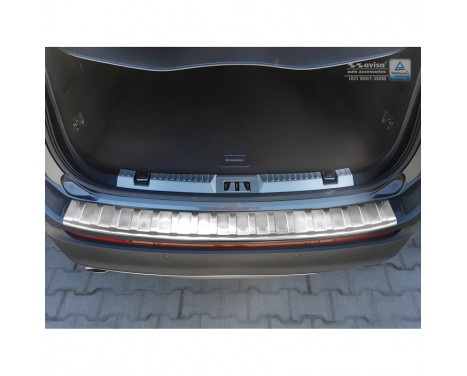 Stainless steel rear bumper protector Ford Edge 2016- 'Ribs', Image 3