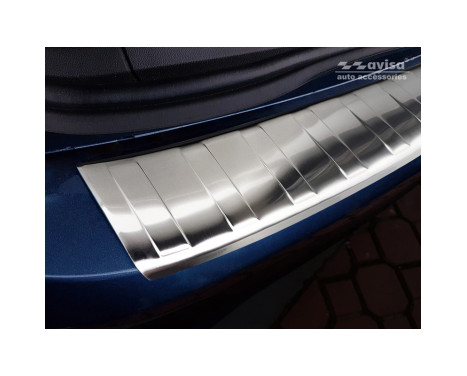Stainless steel Rear bumper protector Ford Focus IV Kombi 2018- 'Ribs', Image 4