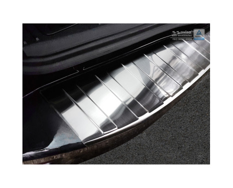 Stainless steel Rear bumper protector Ford Mondeo Wagon 2007-2010 'Ribs', Image 4
