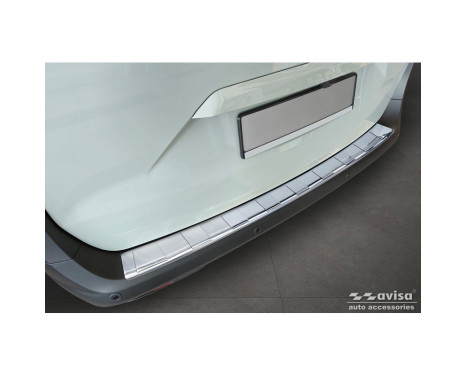 Stainless Steel Rear Bumper Protector Ford Tourneo Courier II / Transit Courier II 2023- 'Ribs', Image 3
