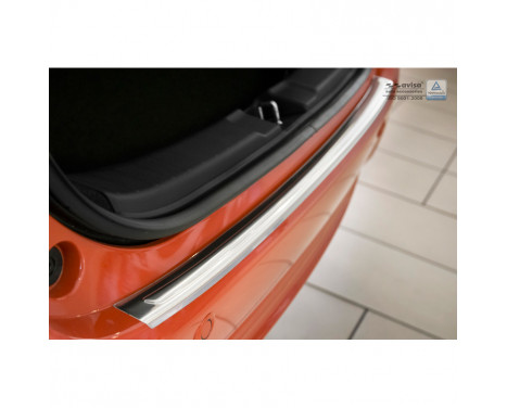 Stainless steel rear bumper protector Honda Jazz 2015-