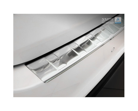 Stainless steel Rear bumper protector Kia Sorento III Facelift 2017- 'Ribs', Image 5