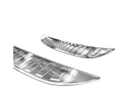 Stainless steel rear bumper protector Mazda CX-3 2015- 'Ribs', Image 4