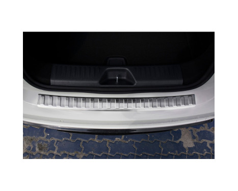 Stainless steel rear bumper protector Mercedes A-Class W176 AMG 2015- 'Ribs', Image 2