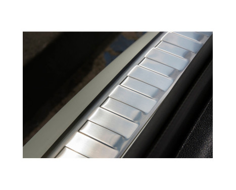 Stainless steel rear bumper protector Mercedes A-Class W176 AMG 2015- 'Ribs', Image 4
