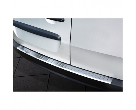 Stainless steel rear bumper protector Mercedes Citan 2012- 'Ribs'