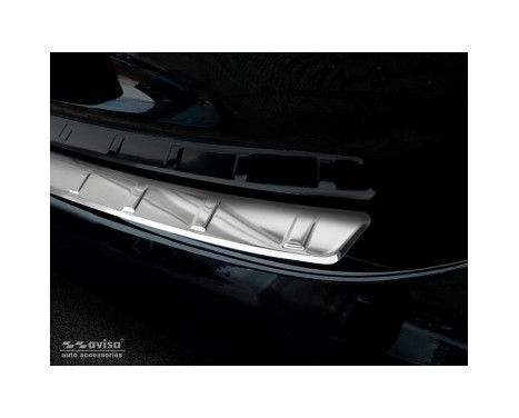 Stainless steel rear bumper protector Mercedes E-Class W213 Sedan 2016- 'Ribs', Image 3