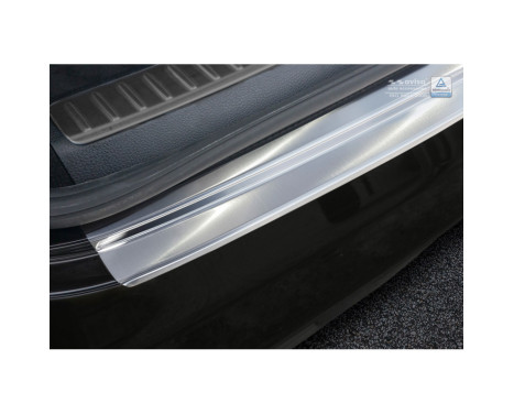 Stainless steel rear bumper protector Mercedes GLC Coupe 2016- 'Ribs', Image 5
